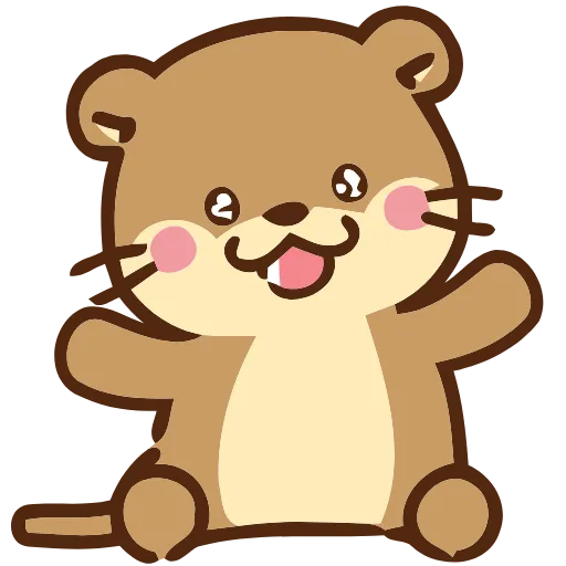😃 Эмодзи «Love Otters» для Telegram