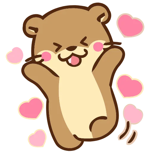🥰 Эмодзи «Love Otters» для Telegram