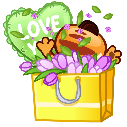 🗃 Стикер «Joyful Bundle» для Telegram