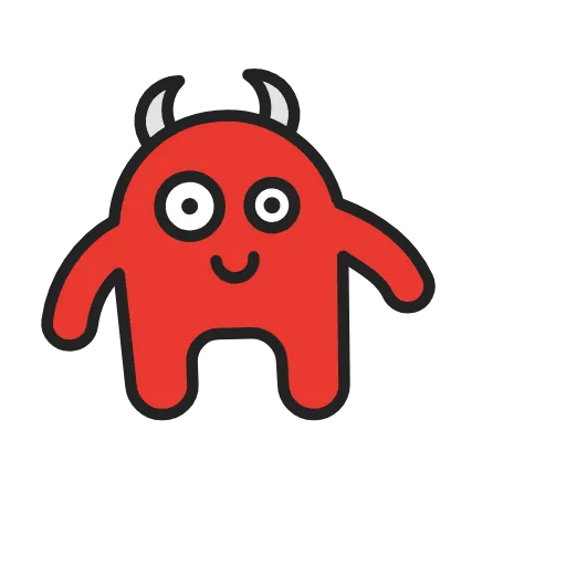 🤩 Эмодзи «Love doodle red» для Telegram