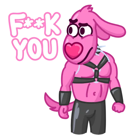 🖕 Эмодзи «Lovehound» для Telegram