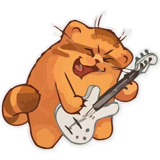 🎸 Эмодзи «Manul» для Telegram