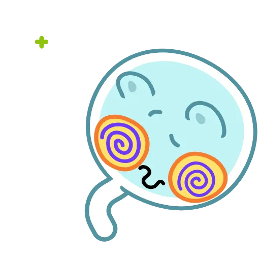 😵‍💫 Эмодзи «Lovely Sperm» для Telegram