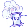 😭 Эмодзи «Lovely Mongmong» для Telegram