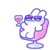 😎 Эмодзи «Lovely Mongmong» для Telegram