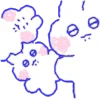 👀 Эмодзи «Lovely Mongmong» для Telegram