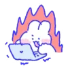 😡 Эмодзи «Lovely Mongmong» для Telegram