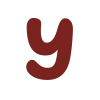 🤩 Эмодзи «Бордовые буквы» для Telegram