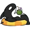 🌴 Эмодзи «Морские обитатели» для Telegram