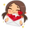 ❤️ Эмодзи «Влюблённые» для Telegram