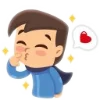 ❤️ Эмодзи «Влюблённые» для Telegram