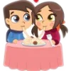 ❤️ Эмодзи «Влюблённые» для Telegram