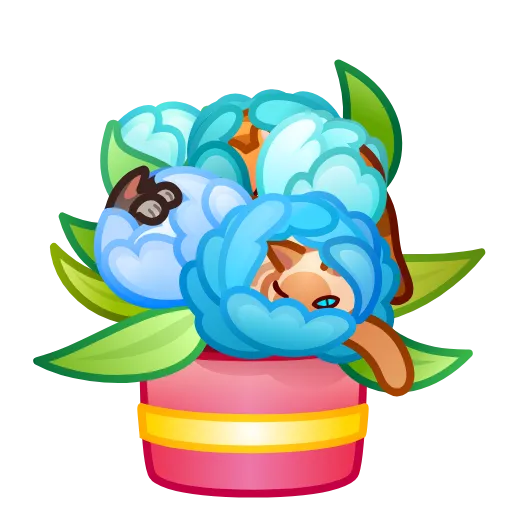 💐 Стикер «Lush Bouquet» для Telegram