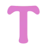 😊 Эмодзи «Розовые буквы, иконки и таблички» для Telegram
