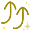 ⤴️ Эмодзи «Luck» для Telegram