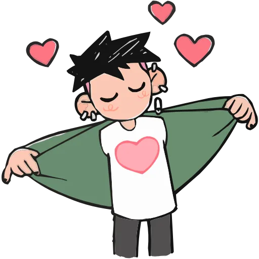 🥰 Эмодзи «Набор эмоджи с Лукой из ВК в качестве» для Telegram