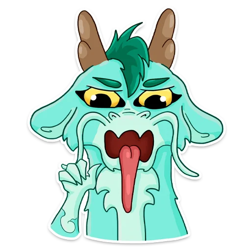 🤢 Стикер «Lun U» для Telegram