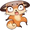 😜 Эмодзи «Лиса Луна» для Telegram