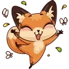 💃 Эмодзи «Лиса Луна» для Telegram
