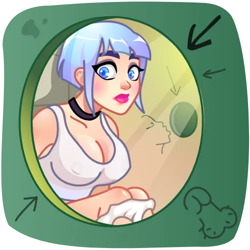 😳 Эмодзи «Lustful» для Telegram