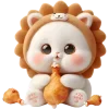😋 Эмодзи «Котята львята» для Telegram