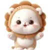 🤗 Эмодзи «Котята львята» для Telegram