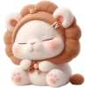 😴 Эмодзи «Котята львята» для Telegram