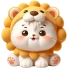 😊 Эмодзи «Котята львята» для Telegram