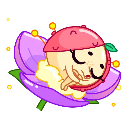 😴 Эмодзи «Lychee Emoji» для Telegram