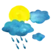 🌦️ Эмодзи «Любимая Весна» для Telegram