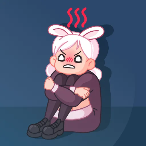 😡 Эмодзи «Michiko -» для Telegram