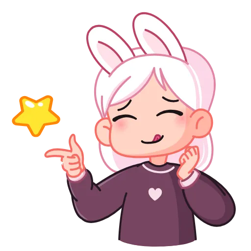 😉 Эмодзи «Michiko -» для Telegram