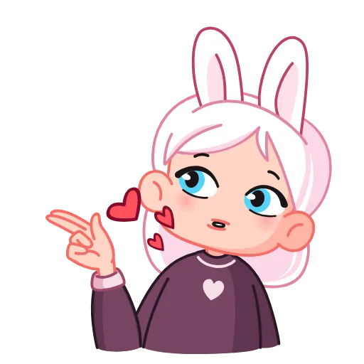 😘 Эмодзи «Michiko -» для Telegram