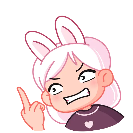 🖕 Эмодзи «Michiko -» для Telegram