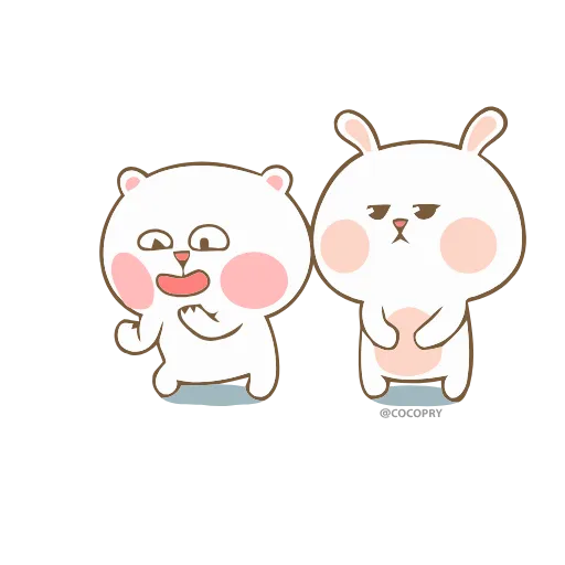 👊 Эмодзи «😘❤Marshmallow Couple» для Telegram