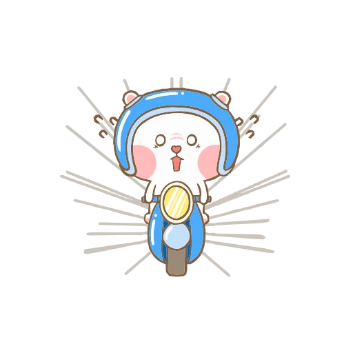 🏍 Эмодзи «😘❤Marshmallow Couple» для Telegram