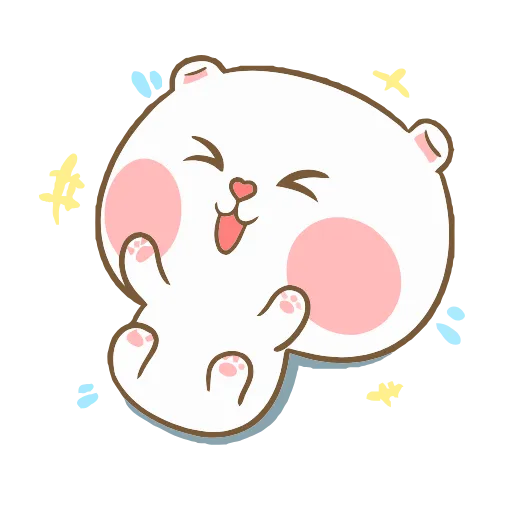 😂 Эмодзи «😘❤Marshmallow Couple» для Telegram