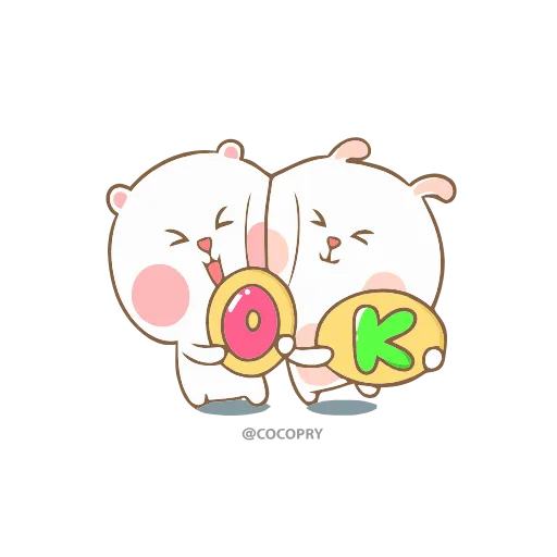 👌 Эмодзи «😘❤Marshmallow Couple» для Telegram