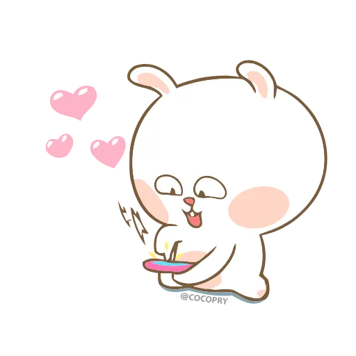 😍 Эмодзи «😘❤Marshmallow Couple» для Telegram