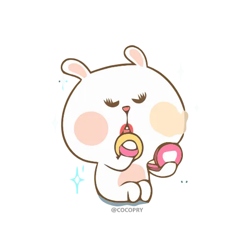 💅 Эмодзи «😘❤Marshmallow Couple» для Telegram