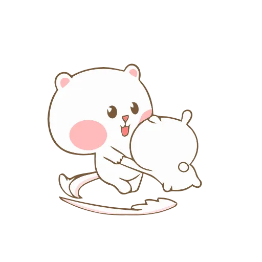 😈 Эмодзи «😘❤Marshmallow Couple» для Telegram