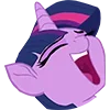 😆 Эмодзи «😁My Little Pony Emoji» для Telegram
