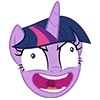 😆 Эмодзи «😁My Little Pony Emoji» для Telegram