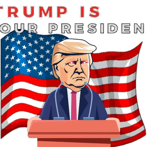 🇺🇸 Стикер «MAGATrump Pack» для Telegram