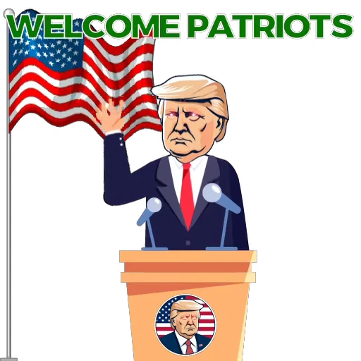 👋 Стикер «MAGATrump Pack» для Telegram