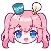 💡 Эмодзи «Mikan Station» для Telegram