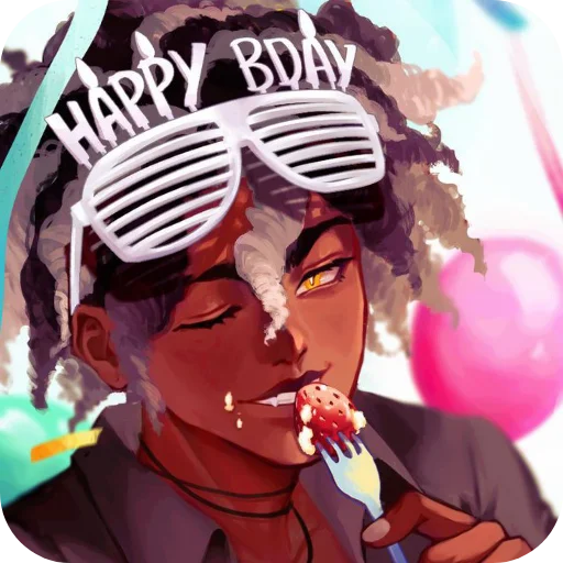 🎂 Стикер «МИКА ЮДЖИН» для Telegram