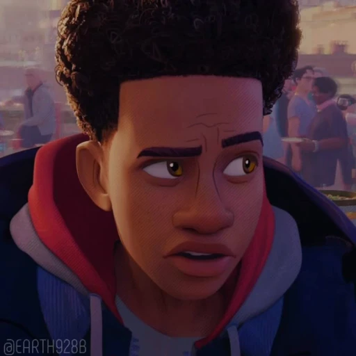 🥰 Стикер «MILES MORALES SPIDERMAN MARVEL» для Telegram