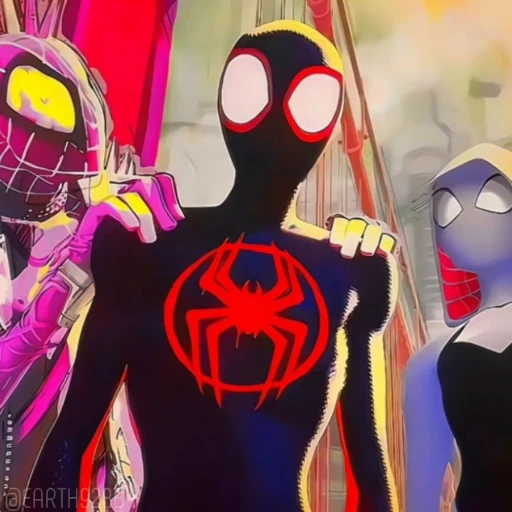 😡 Стикер «MILES MORALES SPIDERMAN MARVEL» для Telegram