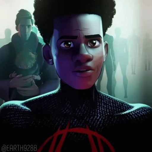 🥵 Стикер «MILES MORALES SPIDERMAN MARVEL» для Telegram
